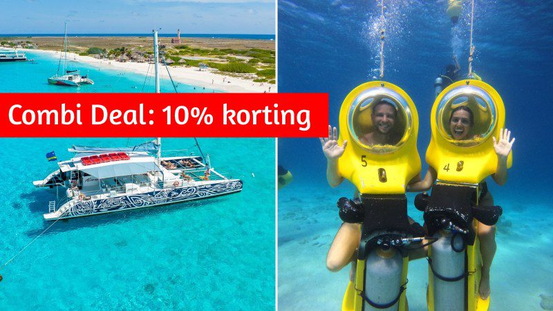 Klein Curacao Aquafari combi deal korting