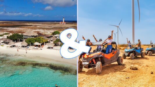 Klein Curacao UTV Tour korting combi deal